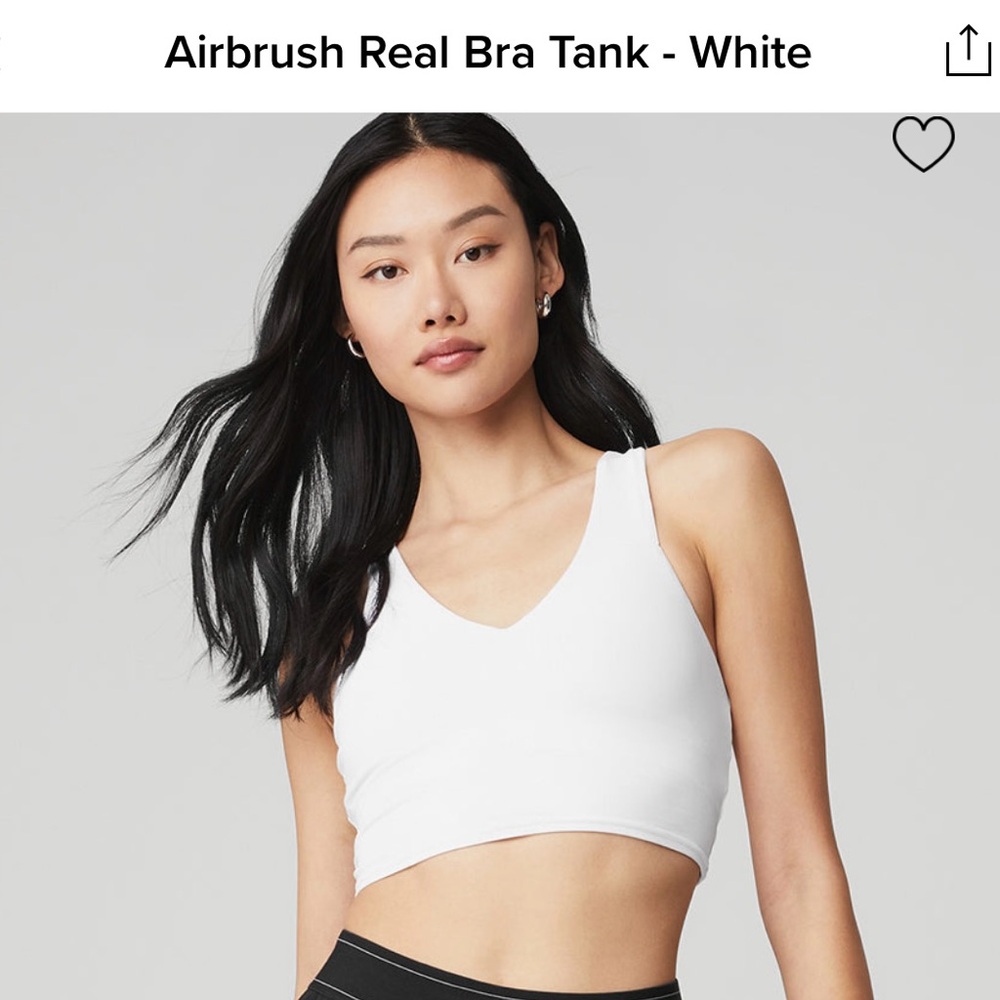 ALO Yoga White Tank Top